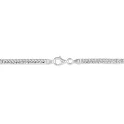Bracelet Izel Maille Anglaise Or Blanc