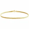 Bracelet Izel Maille Anglaise Or Jaune
