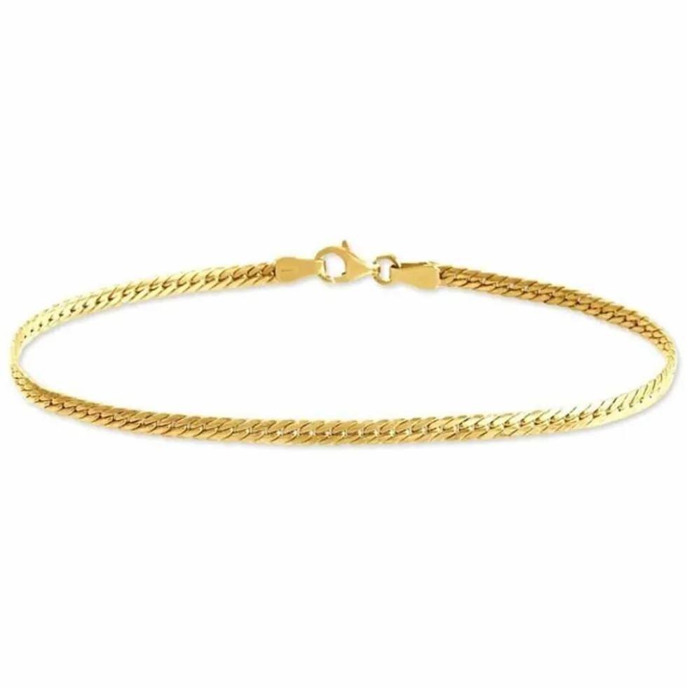 Bracelet Izel Maille Anglaise Or Jaune