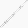 Bracelet Jacquine Argent Blanc Oxyde De Zirconium