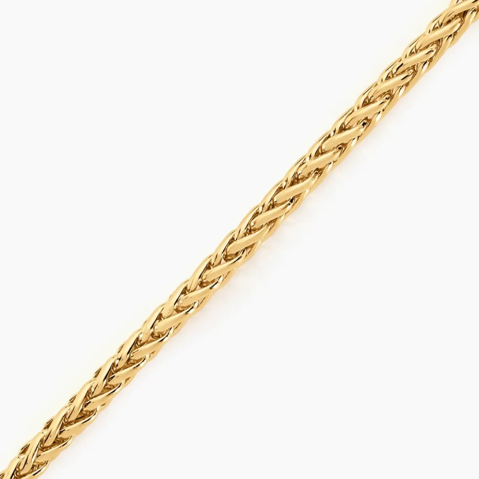 Bracelet Jany Maille Palmier Or Jaune