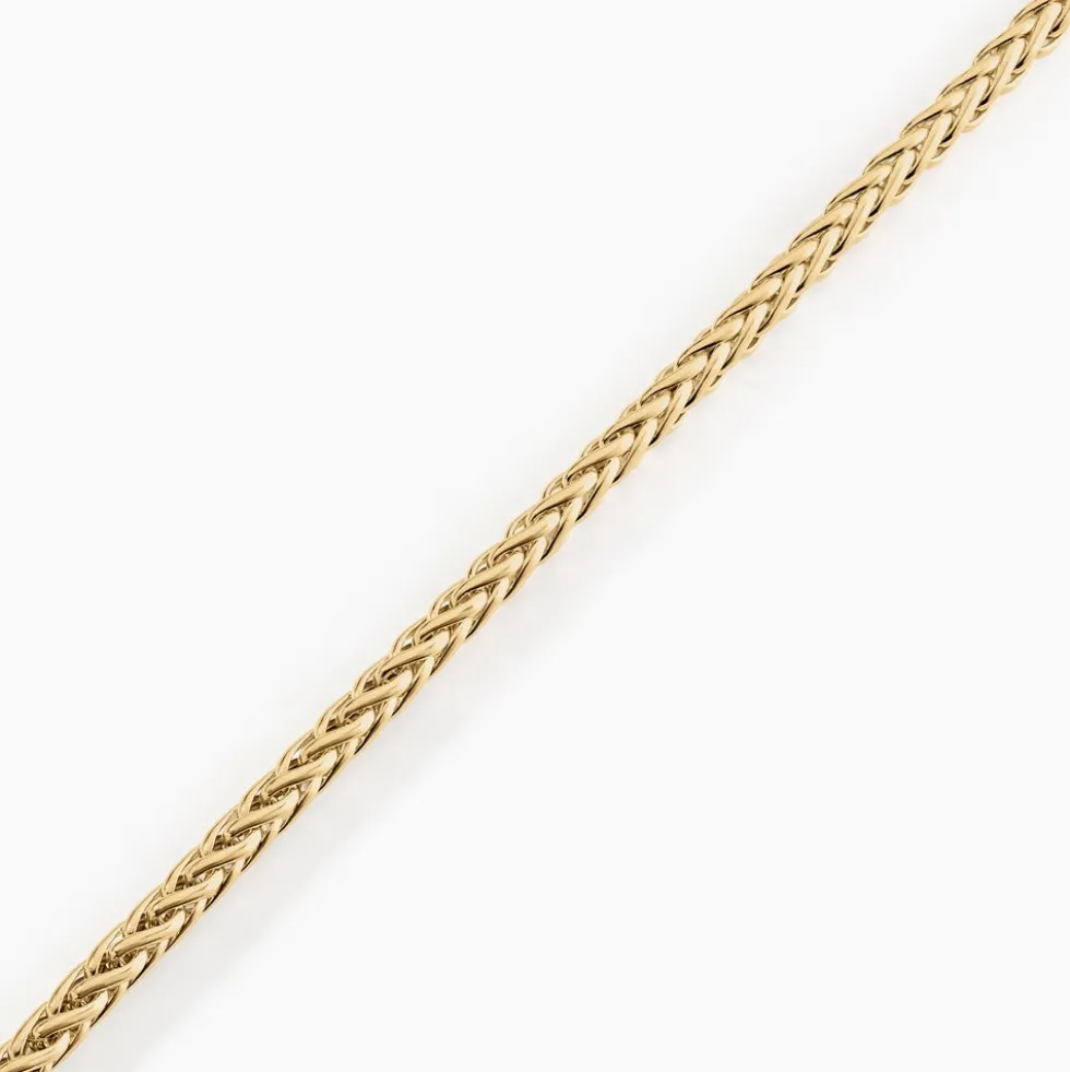 Bracelet Jany Maille Palmier Or Jaune