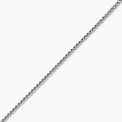 Bracelet Jany Maille Palmier Or Blanc