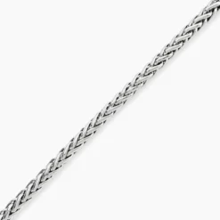 Bracelet Jany Maille Palmier Or Blanc