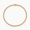Bracelet Jany Maille Palmier Or Jaune