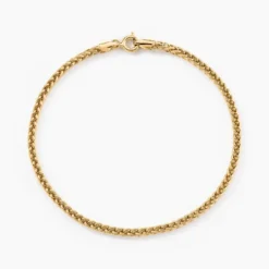 Bracelet Jany Maille Palmier Or Jaune