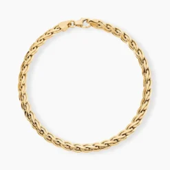 Bracelet Jayna Maille Palmier Or Jaune
