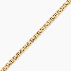 Bracelet Jayna Maille Palmier Or Jaune