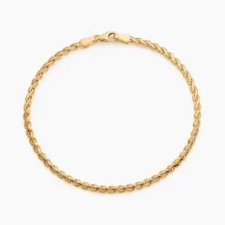 Bracelet Jayna Maille Palmier Or Jaune