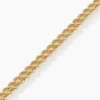 Bracelet Jerry Maille Corde 2 Rangs Or Jaune