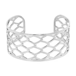 Bracelet Jonc Acier Blanc
