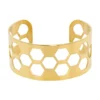 Bracelet Jonc Acier Jaune