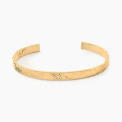 Bracelet Jonc Adelaide Plaqué Or Jaune
