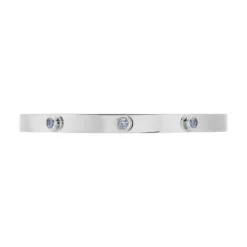 Bracelet Jonc Aleksandra Argent Blanc Oxyde De Zirconium