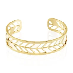 Bracelet Jonc Azat Acier Jaune