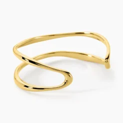 Bracelet Jonc Cherish Acier Jaune