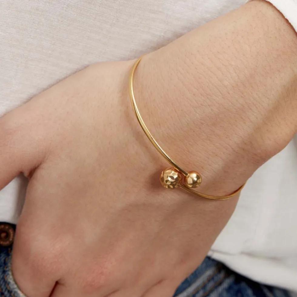 Bracelet Jonc Clemmie Or Jaune