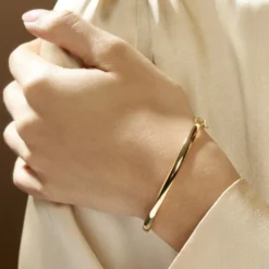 Bracelet Jonc Cynthia Or Jaune