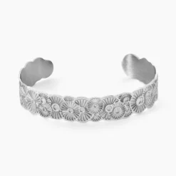 Bracelet Jonc Imagine Florette Acier Blanc