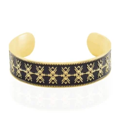 Bracelet Jonc Imagine Gwladys Acier Jaune