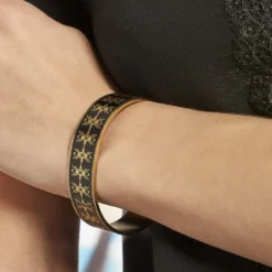 Bracelet Jonc Imagine Gwladys Acier Jaune