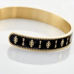 Bracelet Jonc Imagine Murielle Acier Jaune