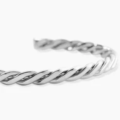 Bracelet Jonc Jourdan Guilherme Acier Argenté