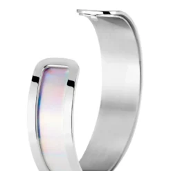 Bracelet Jonc Kayssi Acier Blanc