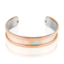 Bracelet Jonc Kayssi Acier Rose