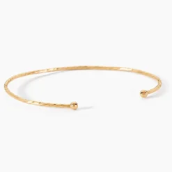 Bracelet Jonc Lou Plaqué Or Jaune