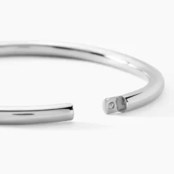 Bracelet Jonc Seville Acier Blanc