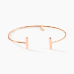 Bracelet Jonc Tullia Argent Rose