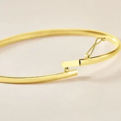 Bracelet Jonc Yuriy Fil Flexible Or Jaune
