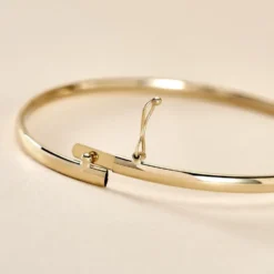 Bracelet Jonc Yuriy Fil Flexible Or Jaune