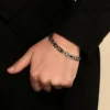 Bracelet Jourdan Acier Blanc