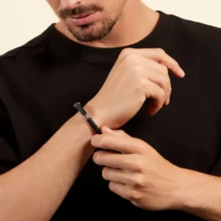Bracelet Jourdan Acier Vis Or
