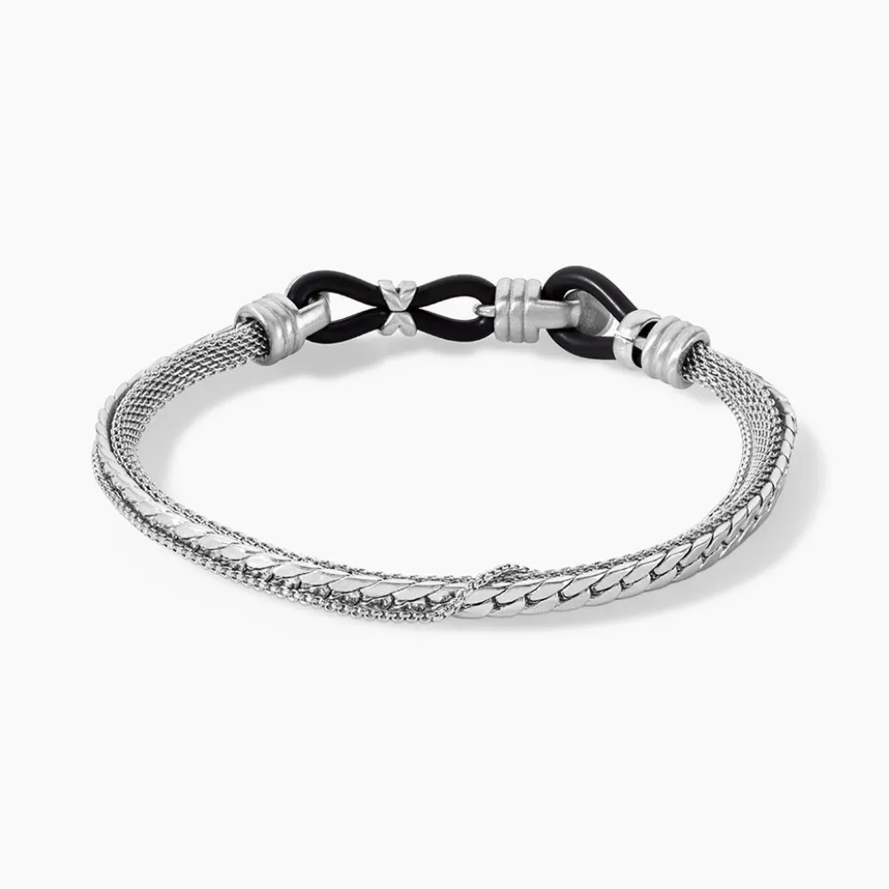 Bracelet Jourdan Arpad Acier Argenté