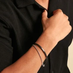 Bracelet Jourdan Arpad Acier Argenté