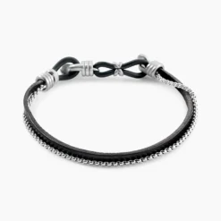 Bracelet Jourdan Arpad Acier Argenté