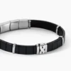 Bracelet Jourdan Chip Cuir Noir