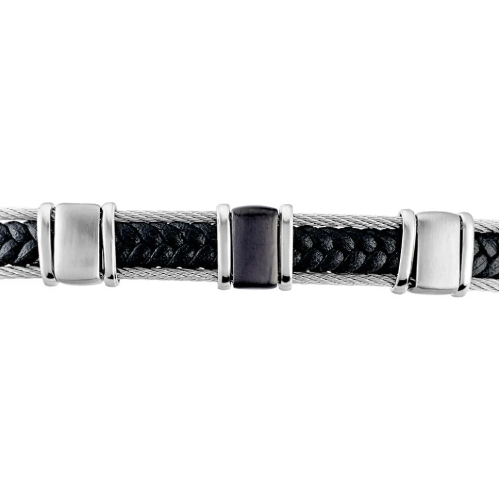 Bracelet Jourdan Cook Acier Bicolore