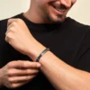 Bracelet Jourdan Cuir Bleu