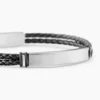 Bracelet Jourdan Cuir De Vache Noir