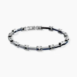 Bracelet Jourdan Iain Acier Argenté