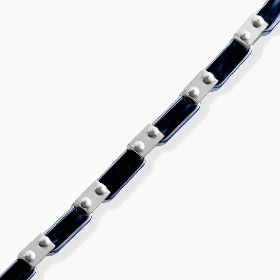 Bracelet Jourdan Iain Acier Argenté