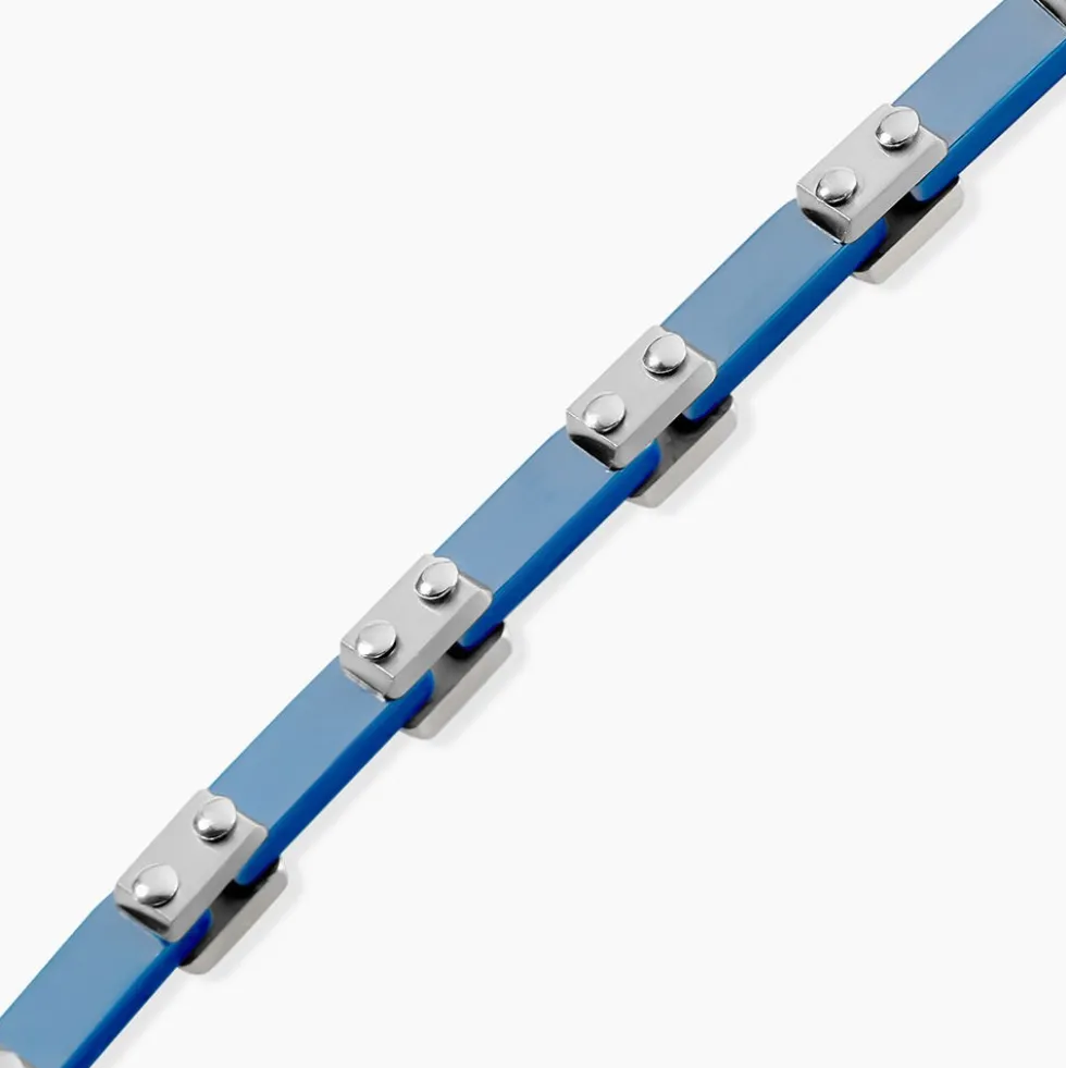 Bracelet Jourdan Iain Acier Argenté
