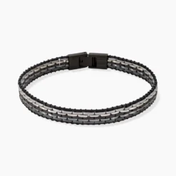 Bracelet Jourdan Orion Acier Noir