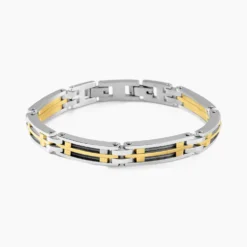 Bracelet Jourdan Priam Acier Bicolore