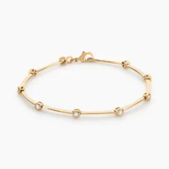 Bracelet Kaelig Plaqué Or Jaune Oxyde De Zirconium
