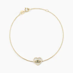 Bracelet Katriona Or Jaune Topaze Oxyde De Zirconium